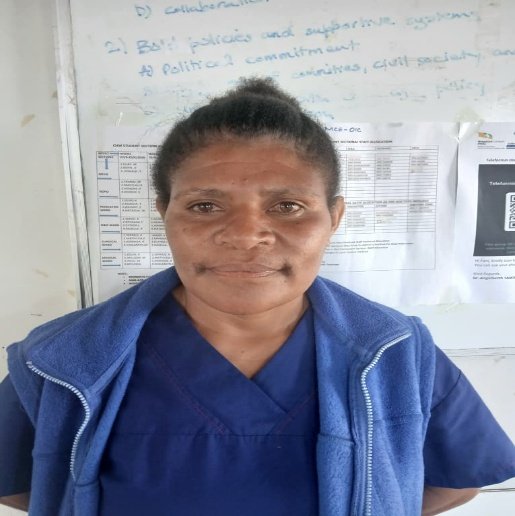 Mrs Angngfu Almah, Maternal and Child Health Nurse, Telefomin Baptist District Hospital