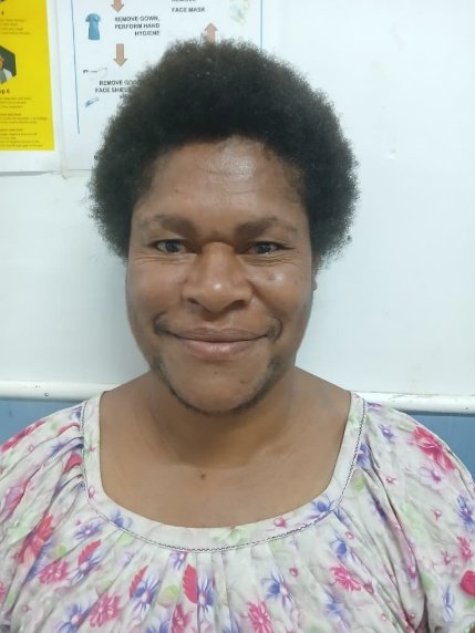 Mrs Arinda Kafopsep, Pharmacist and Dispenser, Telefomin Baptist District Hospital