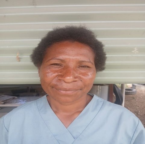 Mrs Awuillah Somagira, Nurse, Consultation Clinic, Telefomin Baptist District Hospital