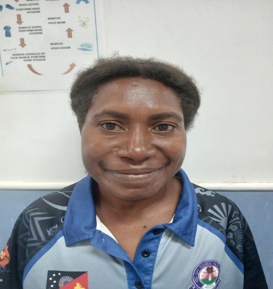 Ms Hega Benok, Physiotherapist, Telefomin Baptist District Hospital