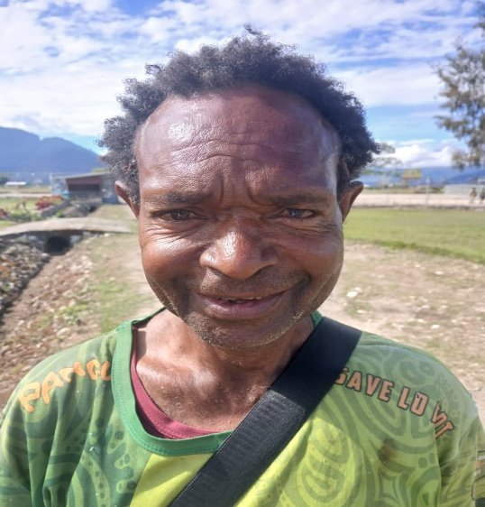 Mr Molax Tau, Support Staff, Grass Cutter, Telefomin Baptist District Hospital