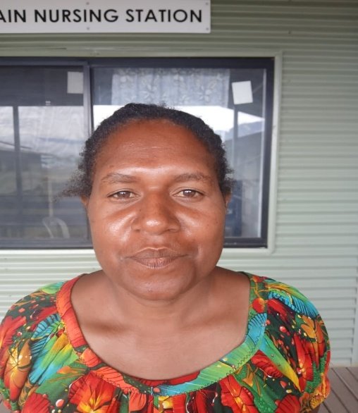 Mrs Shinnel Waki, Infection Prevention and Control Officer, Telefomin Baptist District Hospital